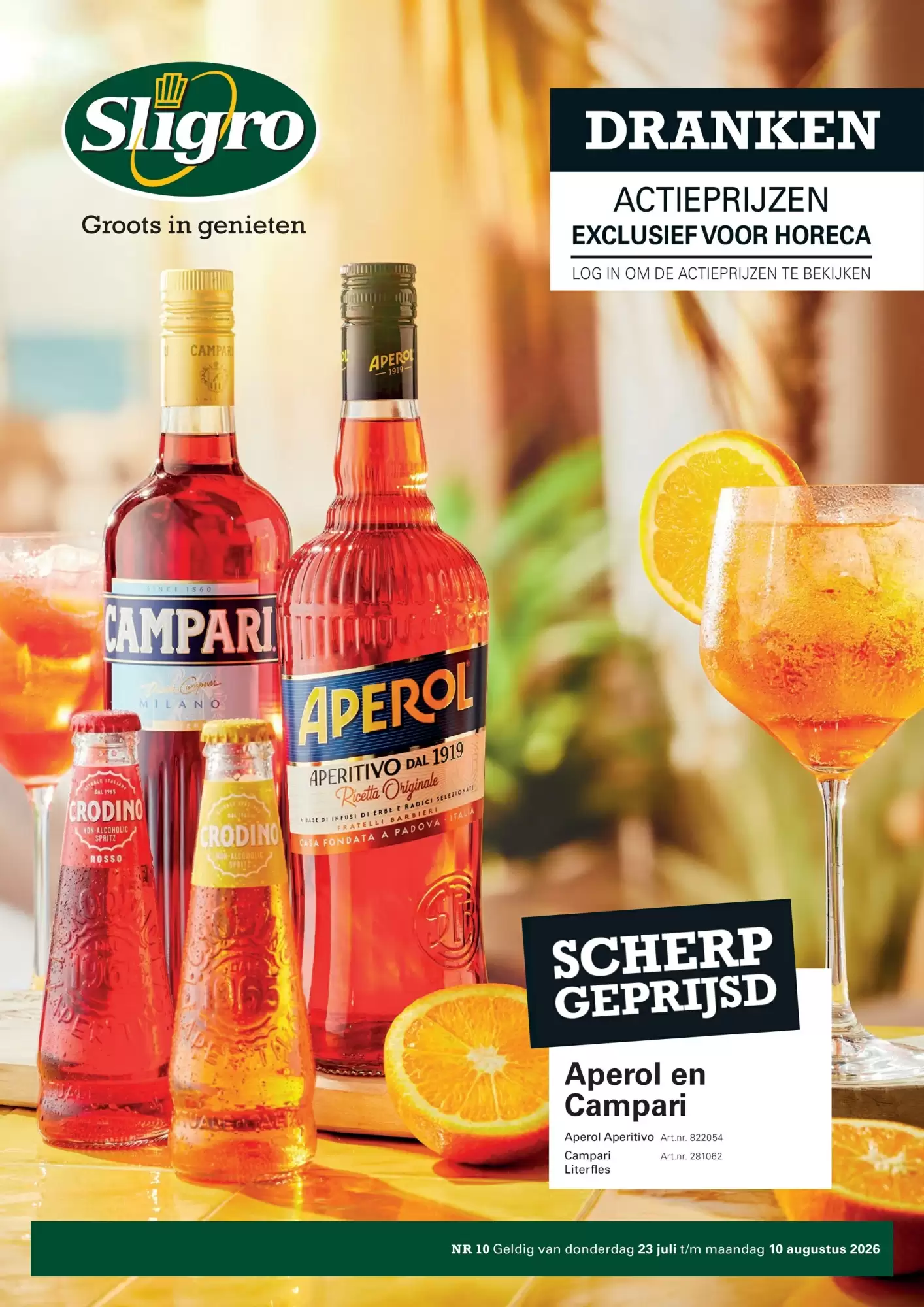 Sligro Folder Week 30 – 23.07.2026 – 10.08.2026