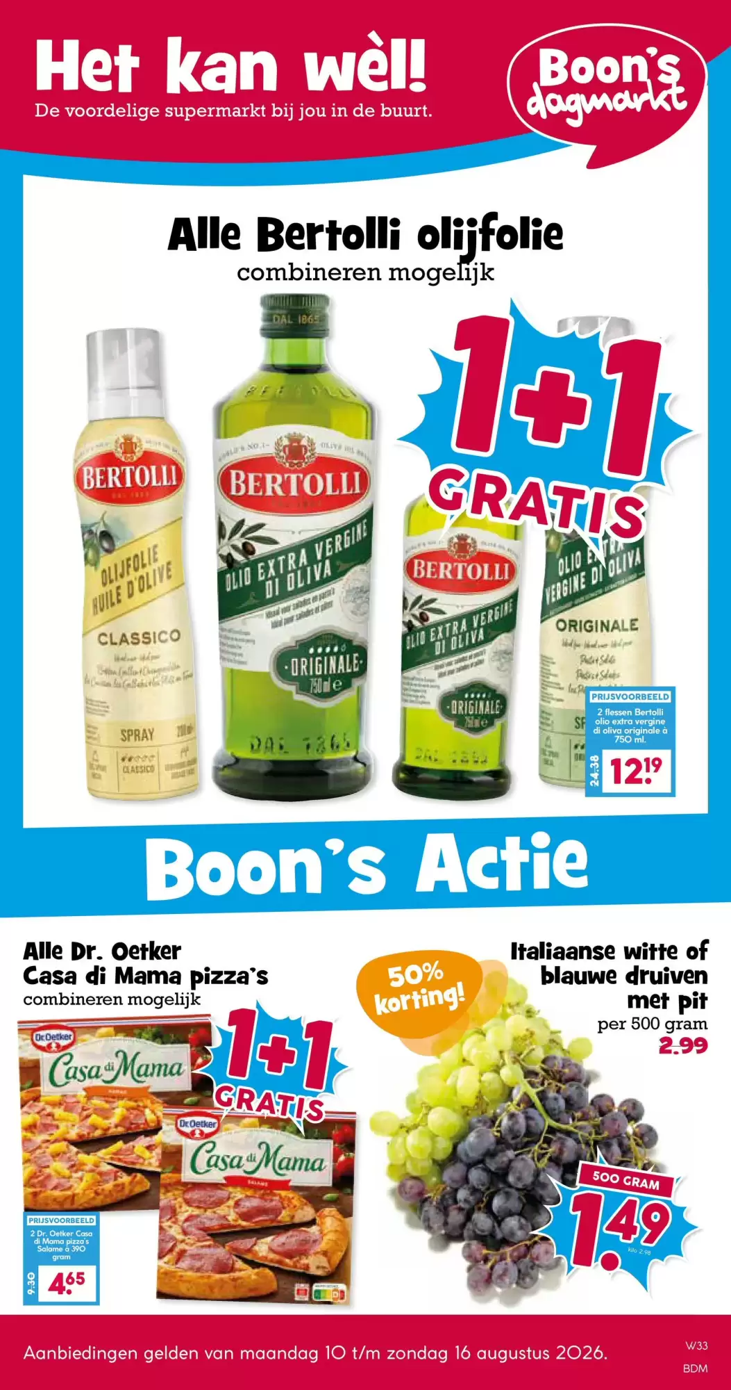 Boon's Markt Folder Week 33 – 10.08.2026 – 16.08.2026