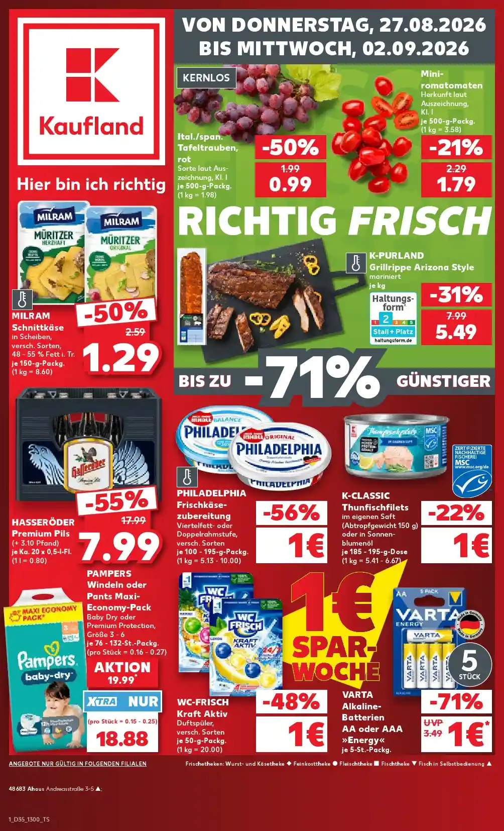 Kaufland Folder Week 35 – 27.08.2026 – 02.09.2026