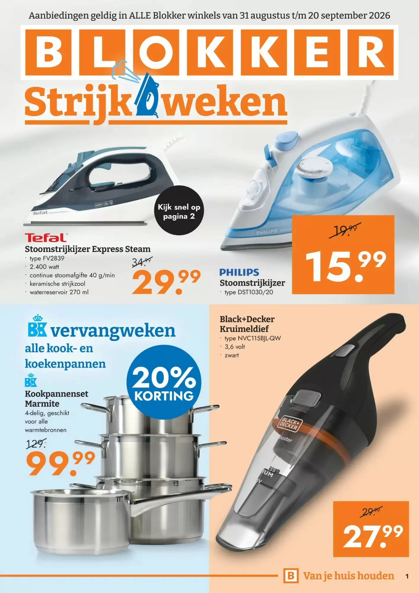 Blokker Folder Week 36 – 31.08.2026 – 20.09.2026
