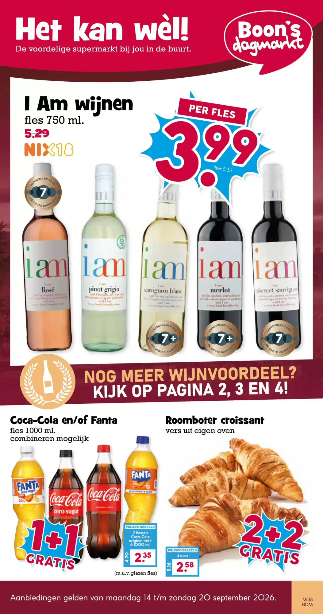 Boon's Markt Folder Week 38 – 14.09.2026 – 20.09.2026