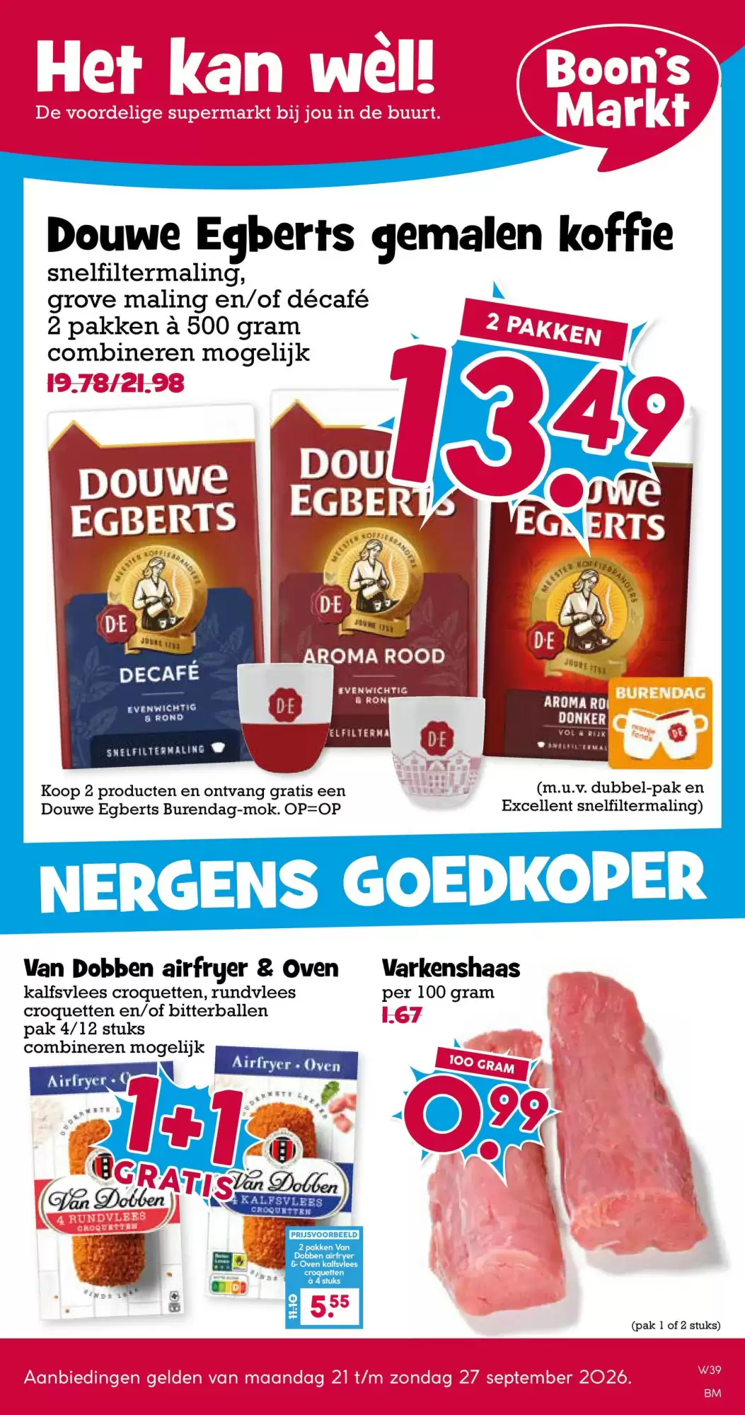Boon's Markt Folder Week 39 – 21.09.2026 – 27.09.2026