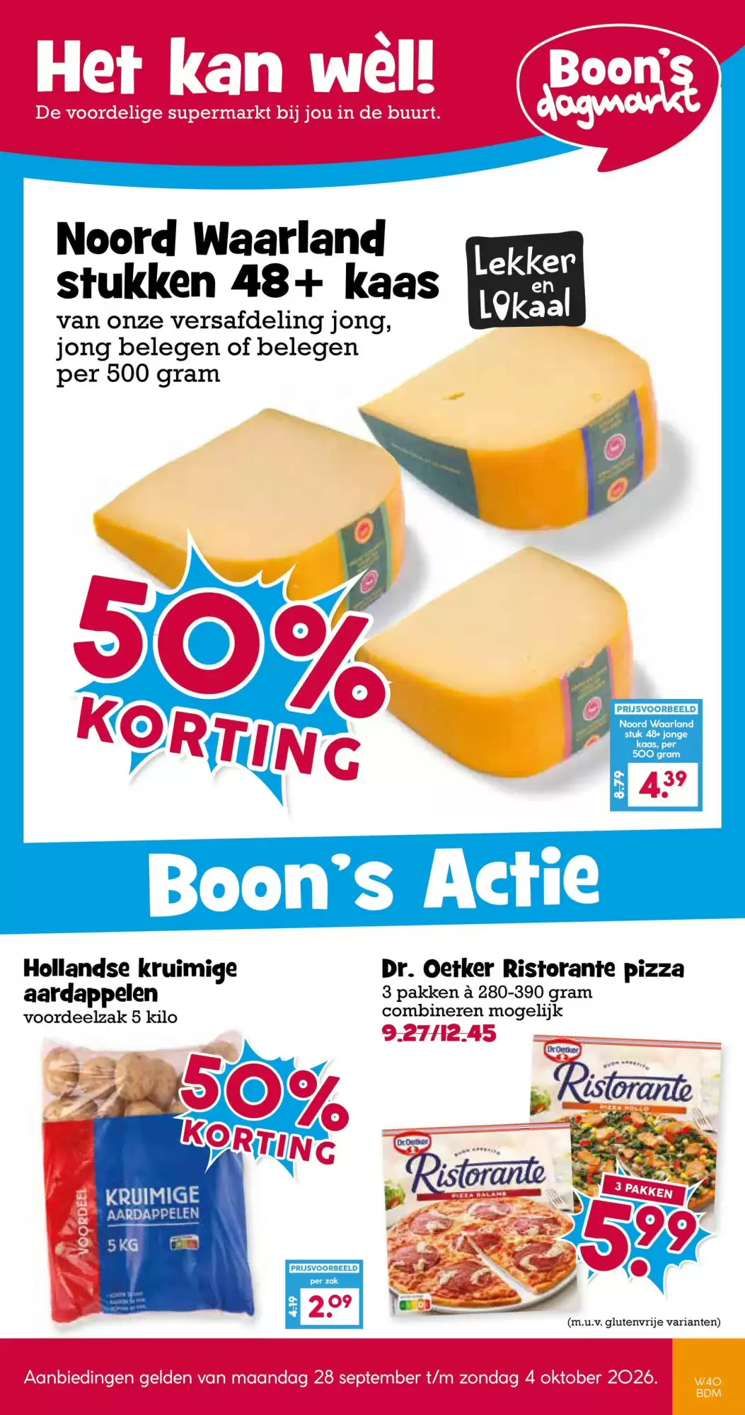 Boon's Markt Folder Week 40 – 28.09.2026 – 04.10.2026