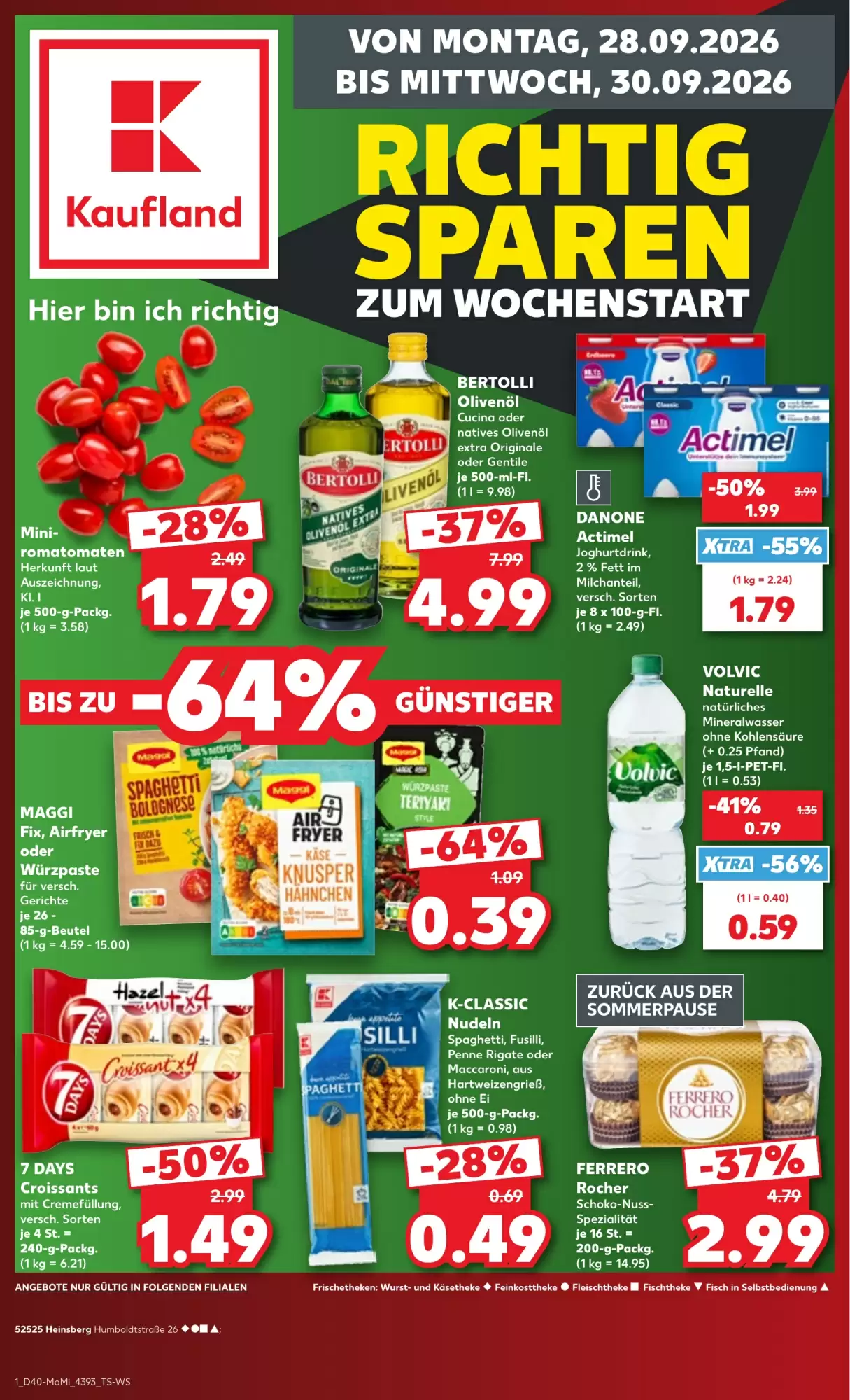 Kaufland Folder Week 40 – 28.09.2026 – 30.09.2026