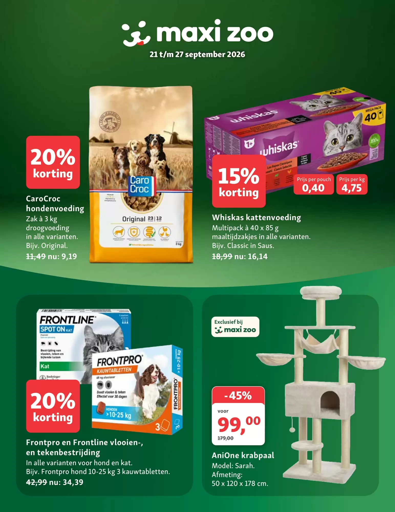 Maxi Zoo Folder Week 39 – 21.09.2026 – 27.09.2026