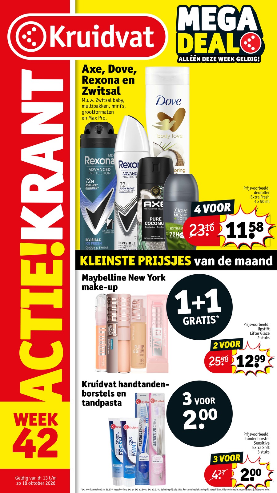 Kruidvat Folder Week 42 – 13.10.2026 – 18.10.2026