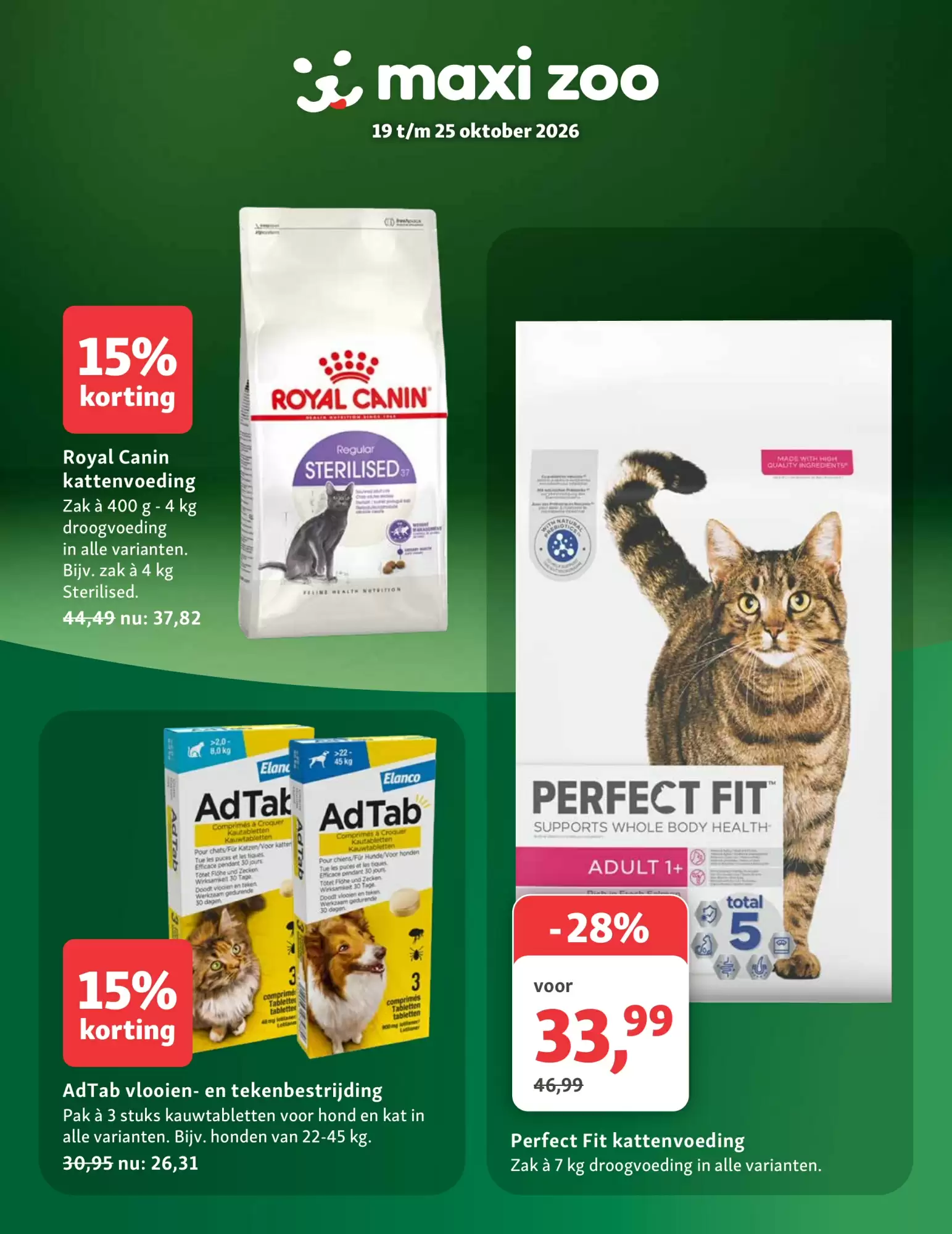 Maxi Zoo Folder Week 43 – 19.10.2026 – 25.10.2026