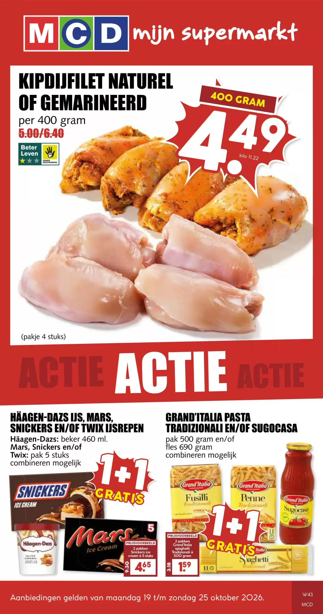 MCD Supermarkt Folder Week 43 – 19.10.2026 – 25.10.2026
