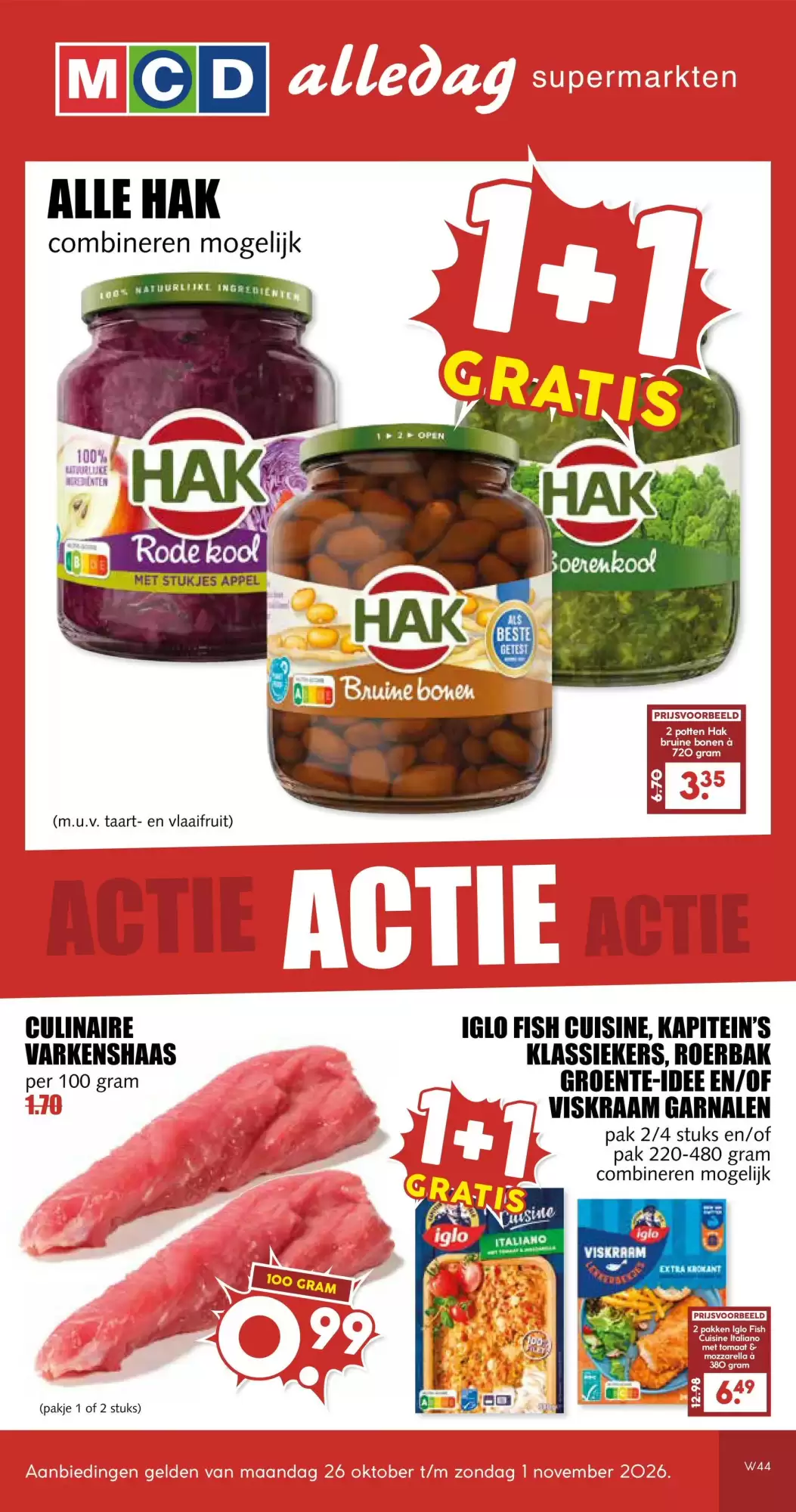 MCD Supermarkt Folder Week 44 – 26.10.2026 – 01.11.2026